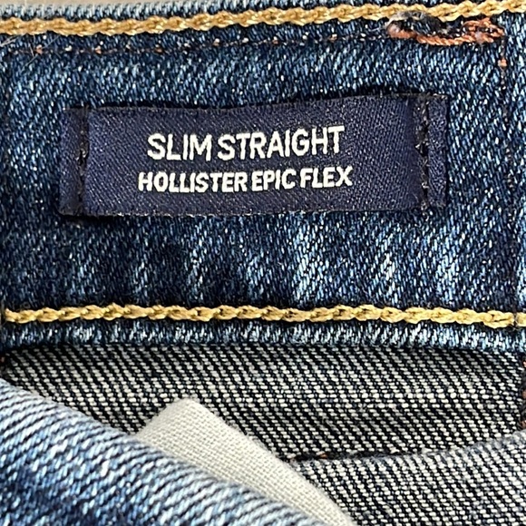 HOLLISTER SLIM STRAIGHT EPIC FLEX With Pockets SIZE 29x32 - Picture 9 of 12